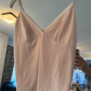 Nude Lace Trim Slip